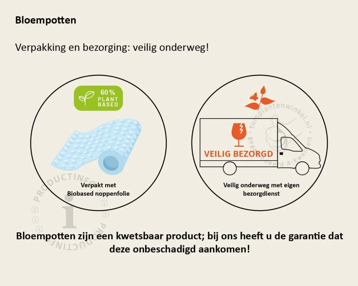 Bloempot Fairfield 01 misty blauw