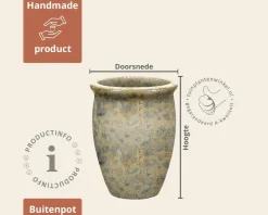 Bloempot Vikan 01 champagne