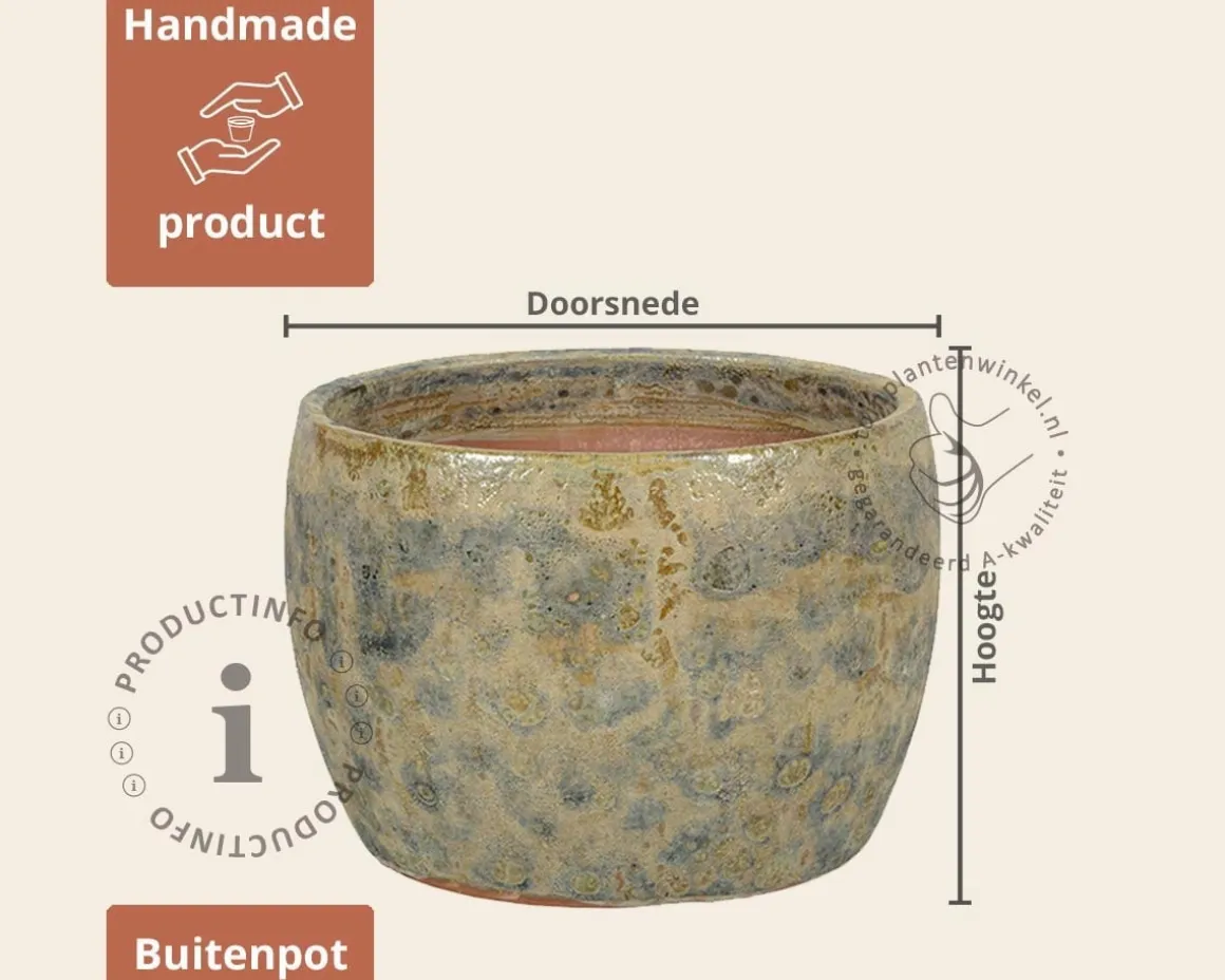 Bloempot Vikan 02 champagne