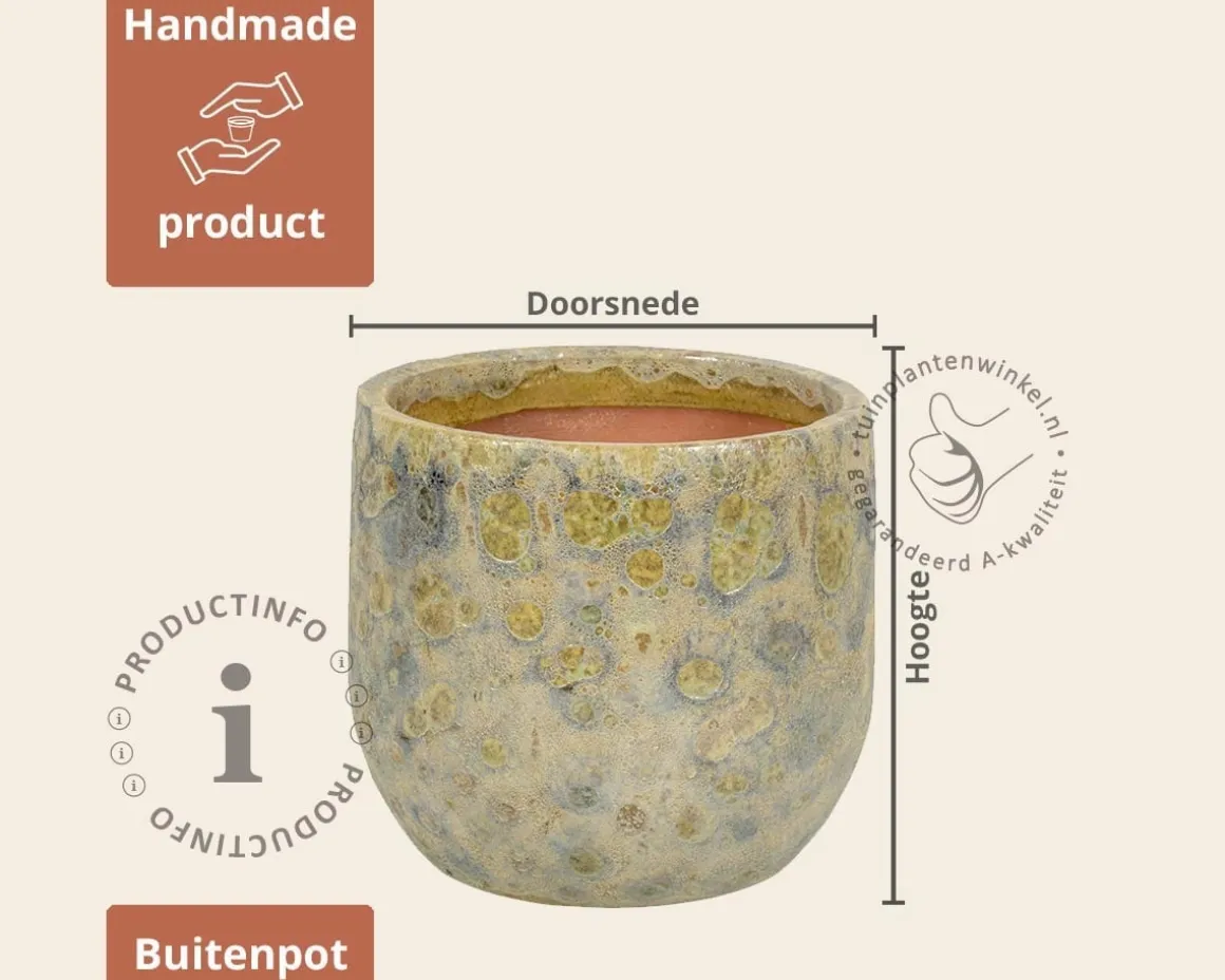 Bloempot Vikan 04 champagne