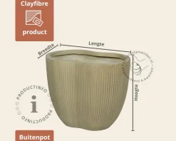 Bloempot Yale 01 zand