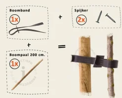 Boompaal - 200 cm + boomband