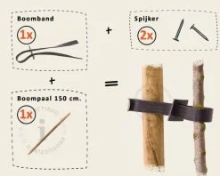 Boompaal - 150 cm + boomband