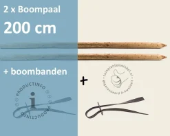 Toebehoren Leibomen 150-serie los bestellen - 2 Palen 200 cm + 2 Banden